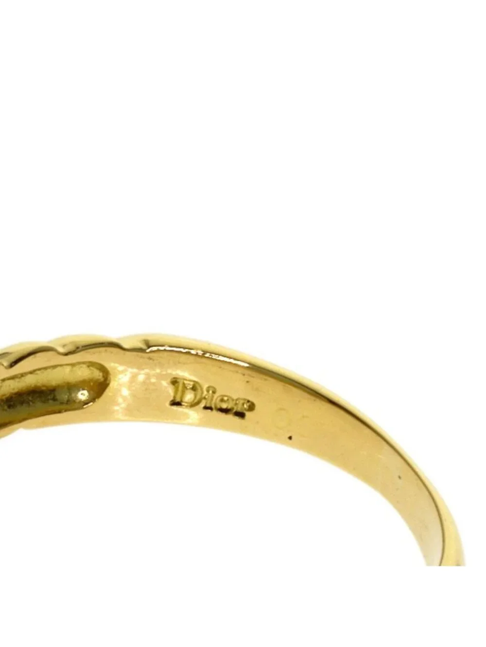 Dior Tulip Diamond Ring 18k Yellow Gold